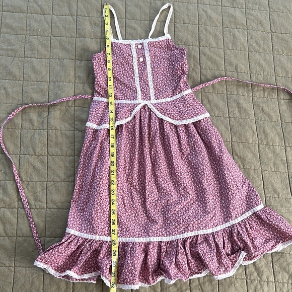 Renaissance Fairy Sleeveless Country Vintage Dress - Picture 6 of 8